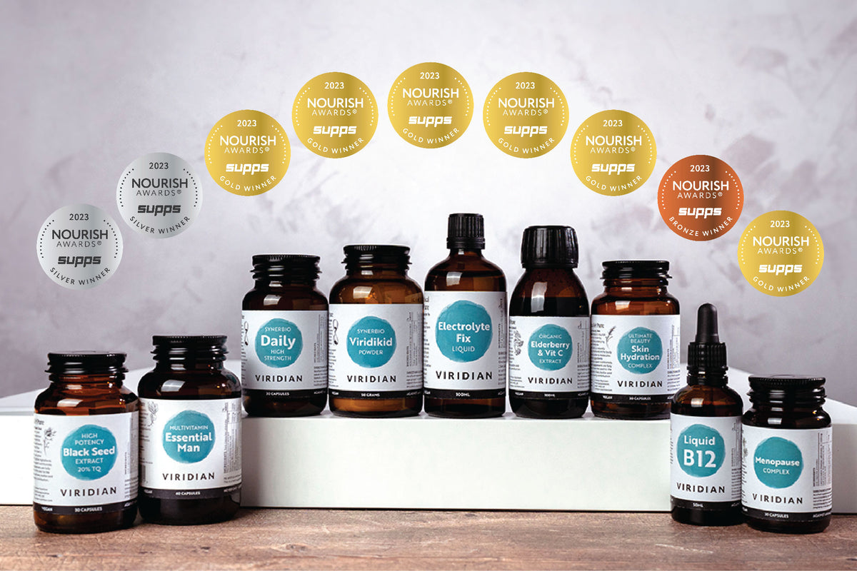 Viridian range scoops 9 accolades in Nourish Awards
