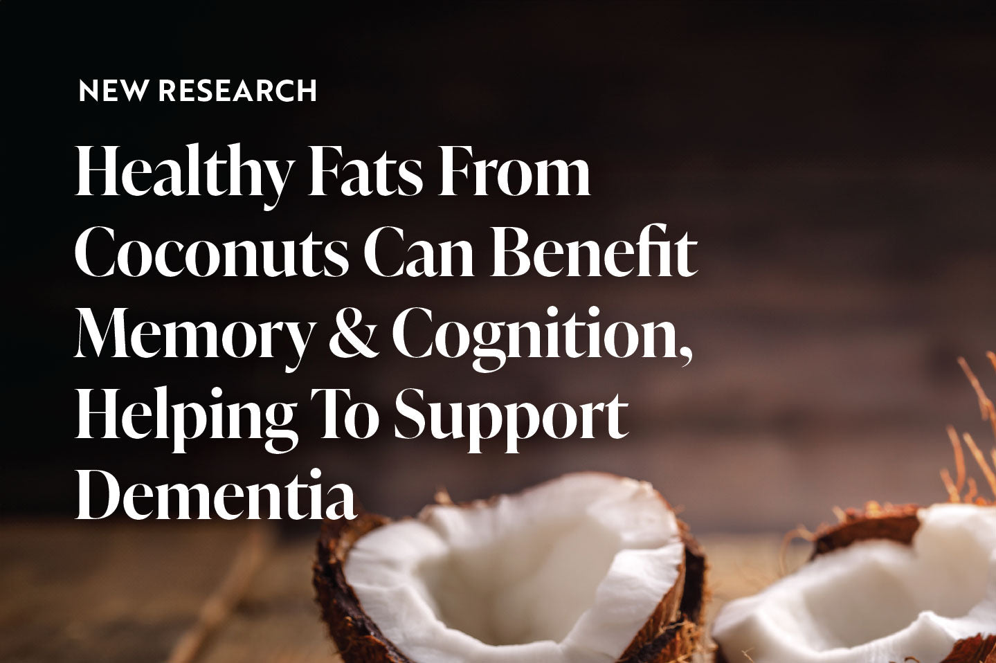 Research into the impact of coconut oil on Alzheimer's and dementia has shown potential benefits to memory and cognition.