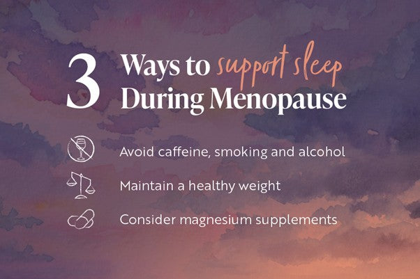 How to sleep better during menopause