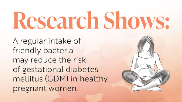 Probiotics for reducing the risk of gestational diabetes during pregnancy