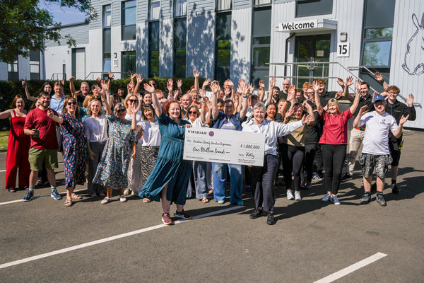 £1 million raised for charities - making a difference with the Viridian Charity Programme