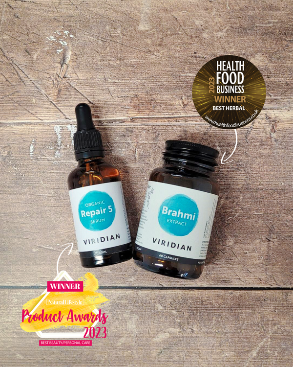 Viridian Ingredient of the Year and Topical Serum wins in health and lifestyle awards
