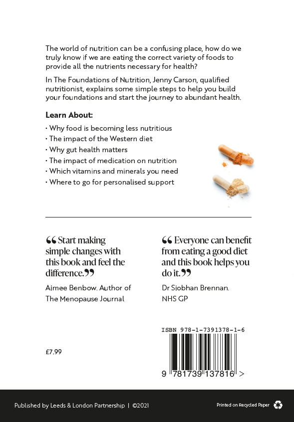 The Foundations of Nutrition Book