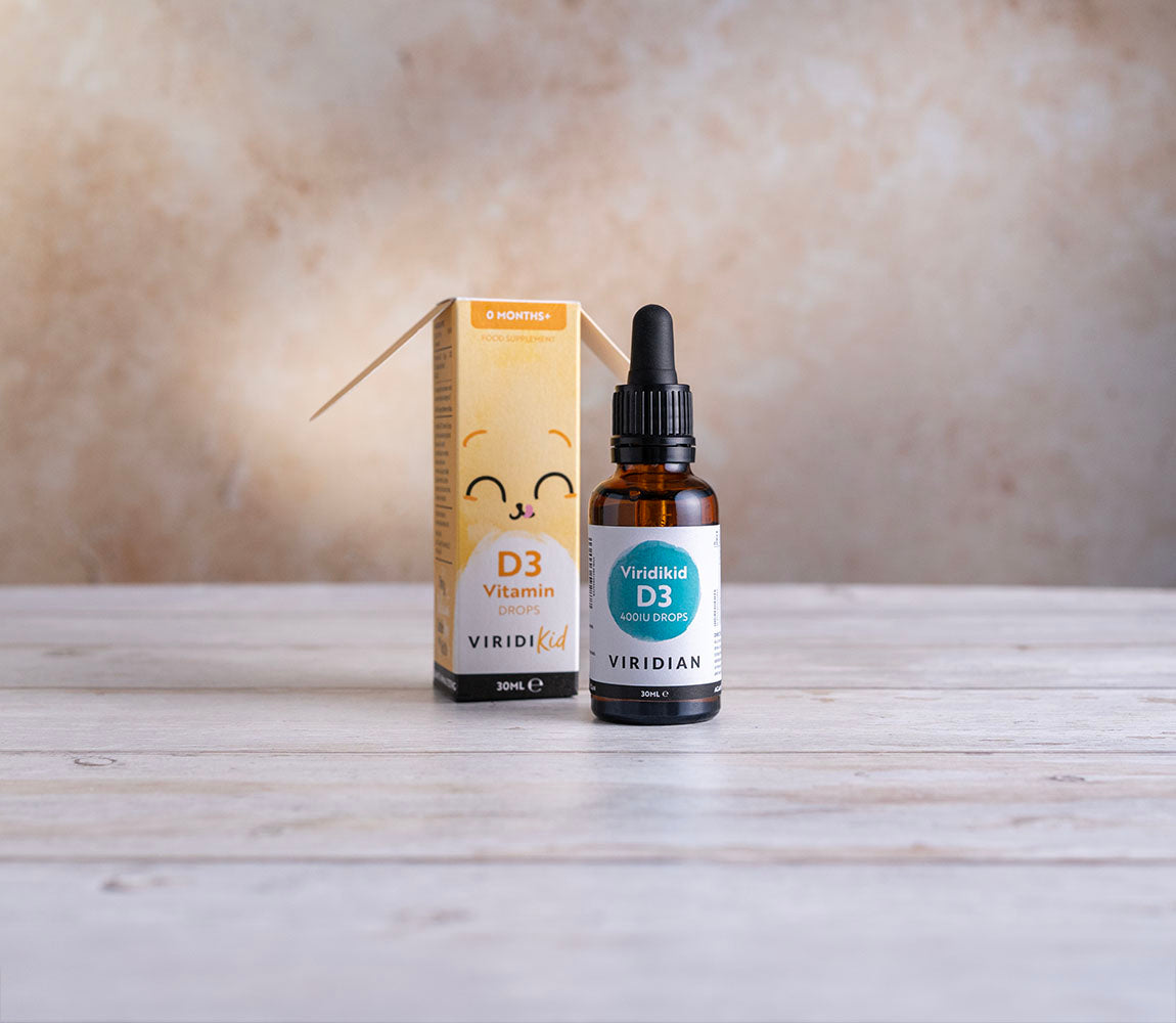Viridikid Liquid Vitamin D3 Drops 400iu