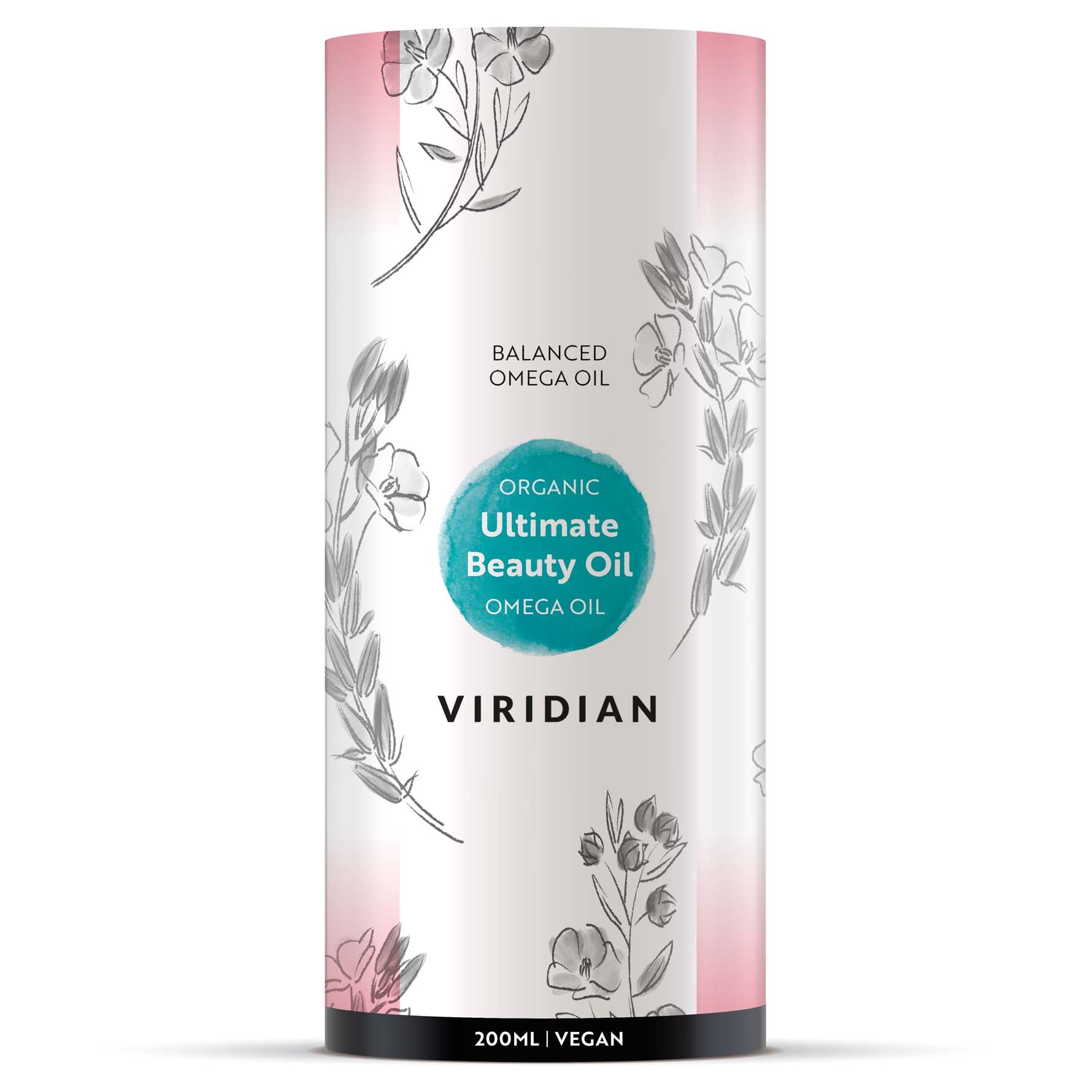 100% Aceite de Lino Dorado Bio 200ml, de Viridian - Master Organic